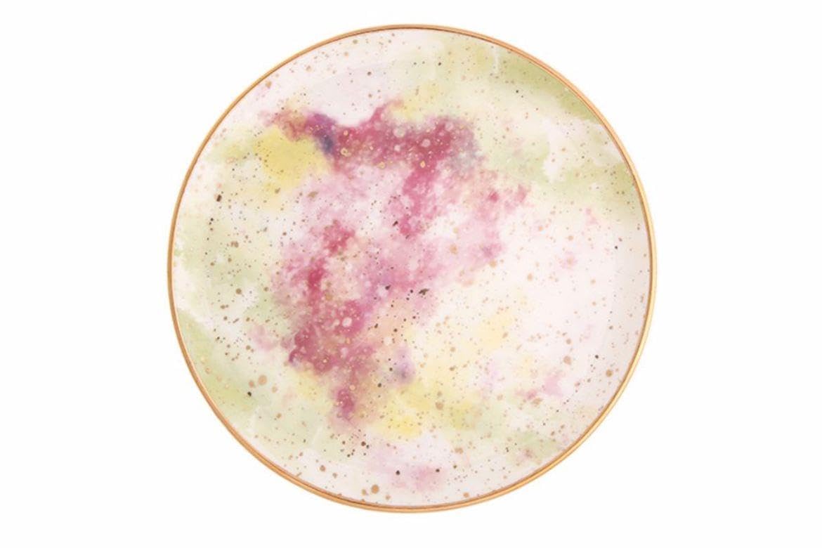 Porland Cosmos Desen2 Düz Tabak 24 cm