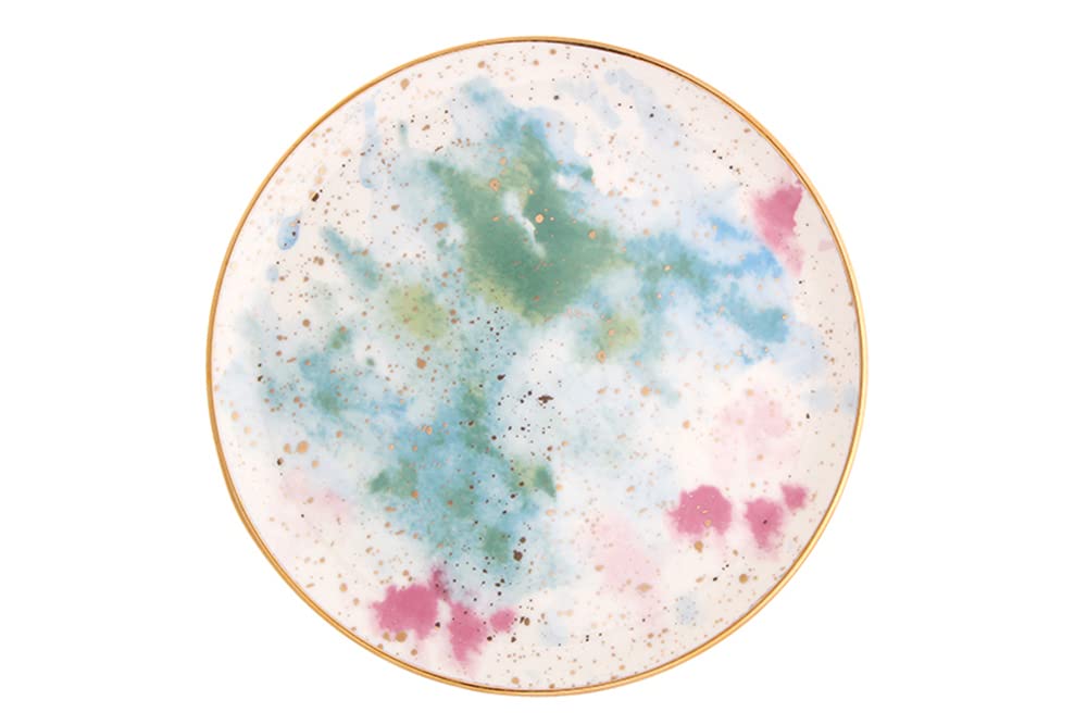 Porland Cosmos Desen6 Düz Tabak 24 cm