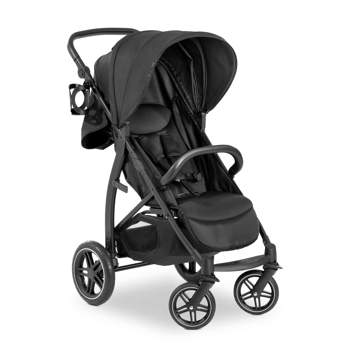 Hauck Rapid 4D Air bebek arabası, 25 kg'a kadar, kararlı dayanıklı, 50 + UPF'ye sahip gölgelik, bardaklık, aralıklar aralığı, yatma konumu, kolay yıkanabilir, büyük alışveriş sepeti (Zeytin Yeşili)