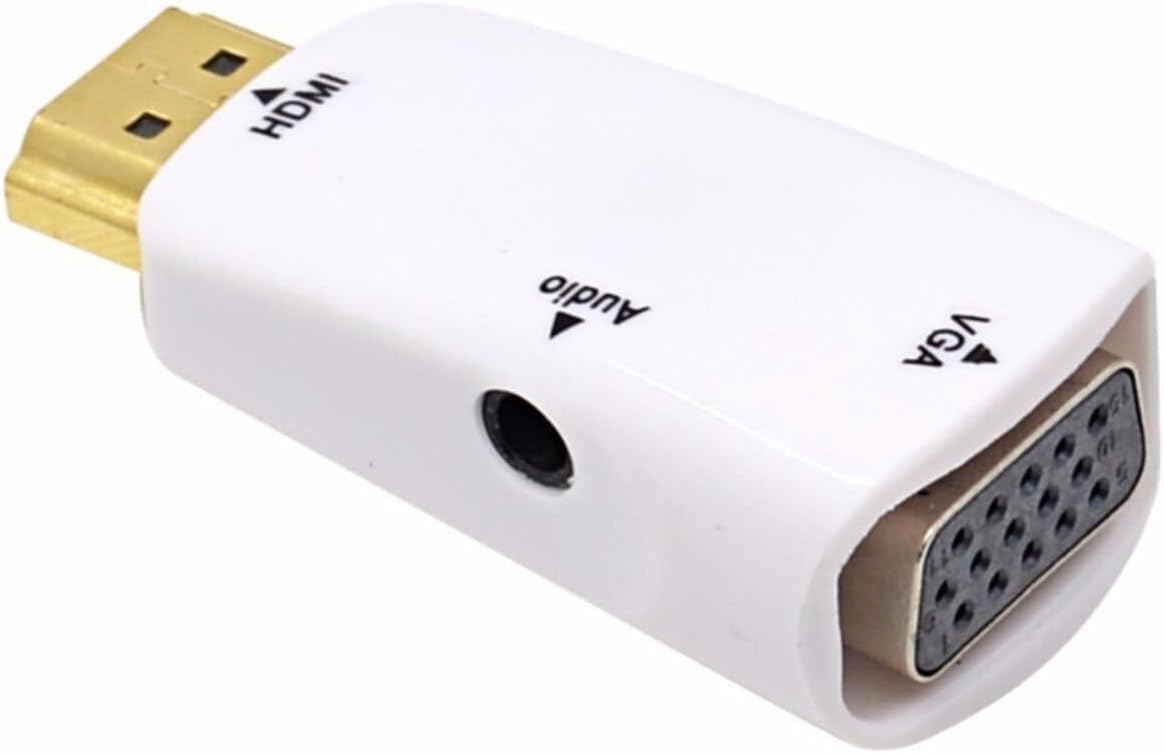 Ancheyn HDMI to VGA 3.5mm Jack Ses Çıkışlı FHD 1080P Dönüştürücü 4867