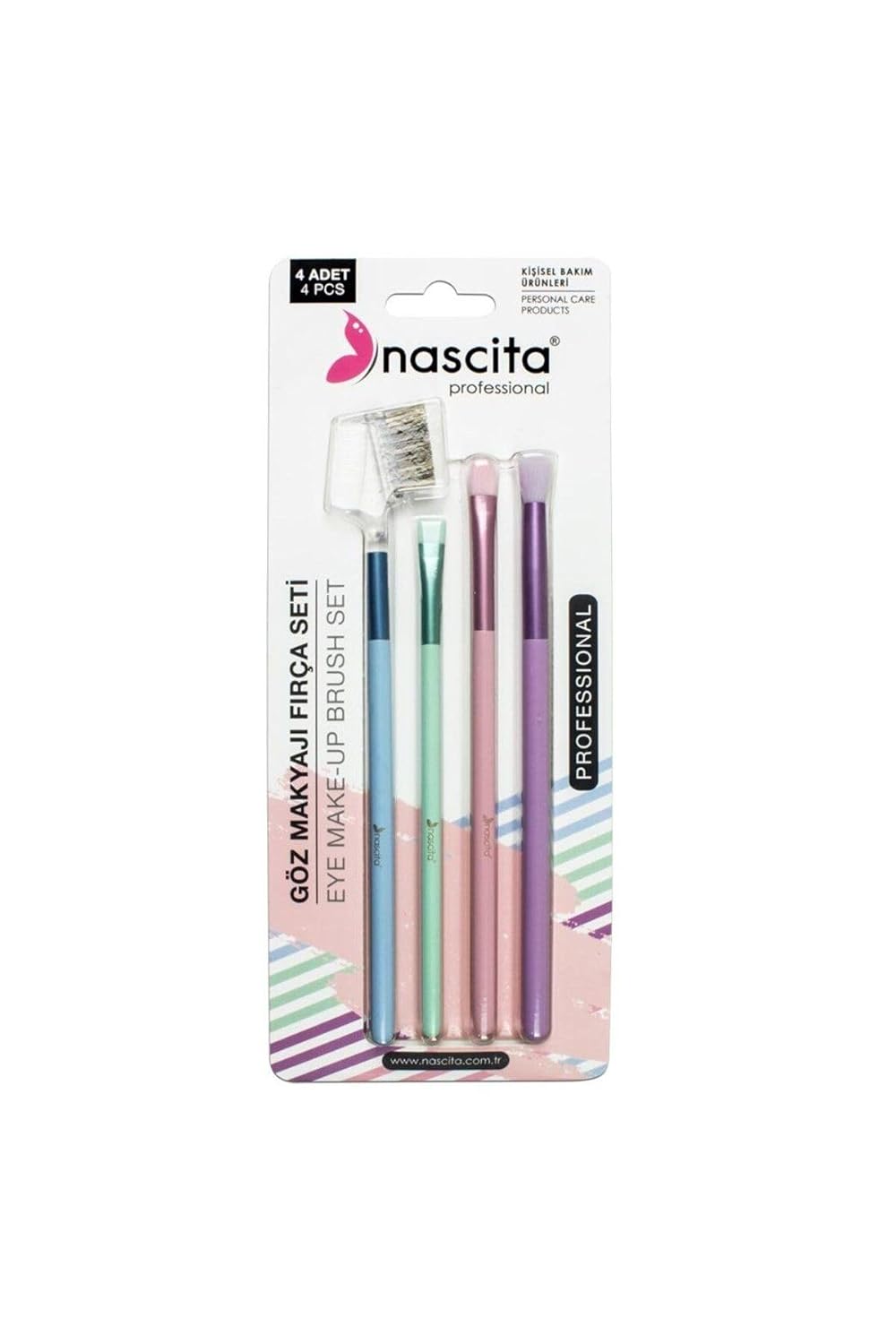 Nascita Pratik Göz Makyajı Fırça Seti 73 (4'Lü)