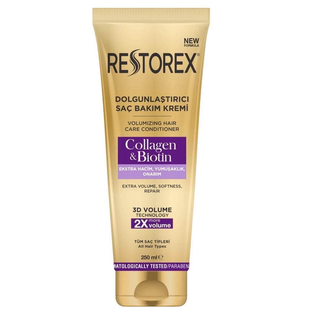 Restorex Dolgunlaştırıcı Saç Bakım Kremi Collagen & Biotin 250 Ml