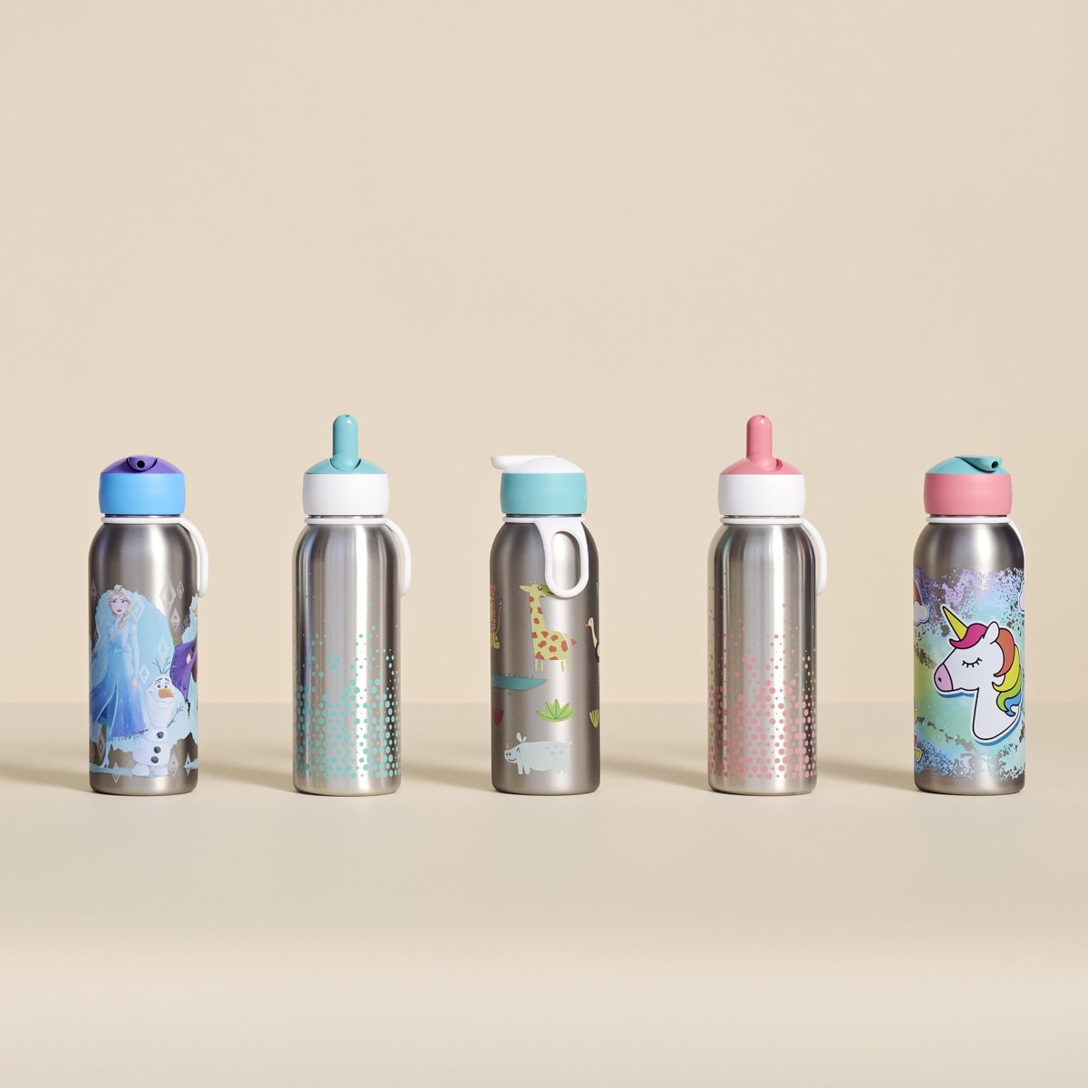 Mepal – Termos Flip-up Campus – 350 ml – pembe– içecekleri uzun süre soğuk veya sıcak tutar – Paslanmaz çelik içecek şişesi, çocuklar için, çift duvarlı yalıtımlı, karbonik asit içecek şişesi