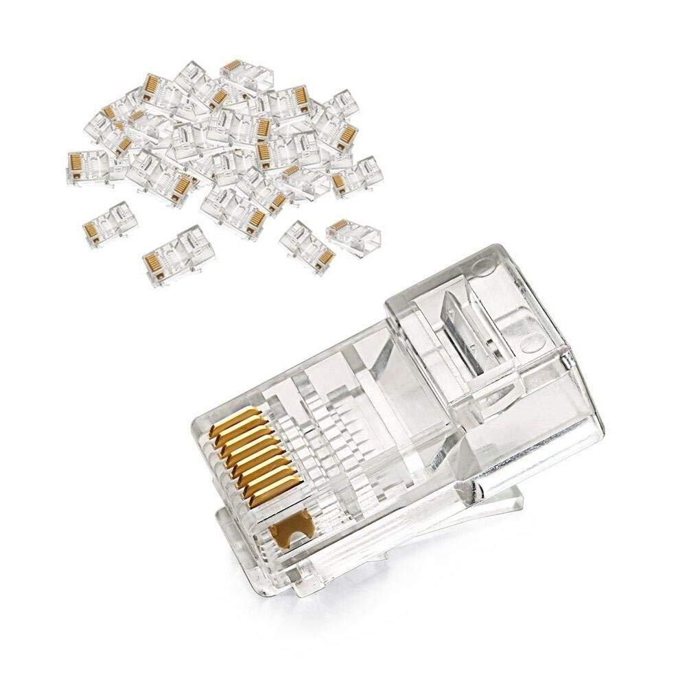 Ancheyn RJ45 Jack Cat5e İnternet Kablo Kablosu Ucu Konnektör Ethernet Connector Jak 4220