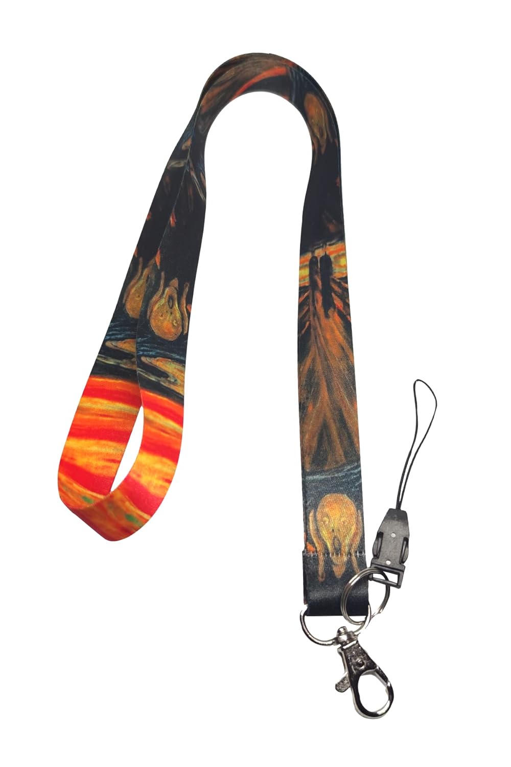 Çığlık Tablo Boyun ipi Telefon Askısı Lanyard