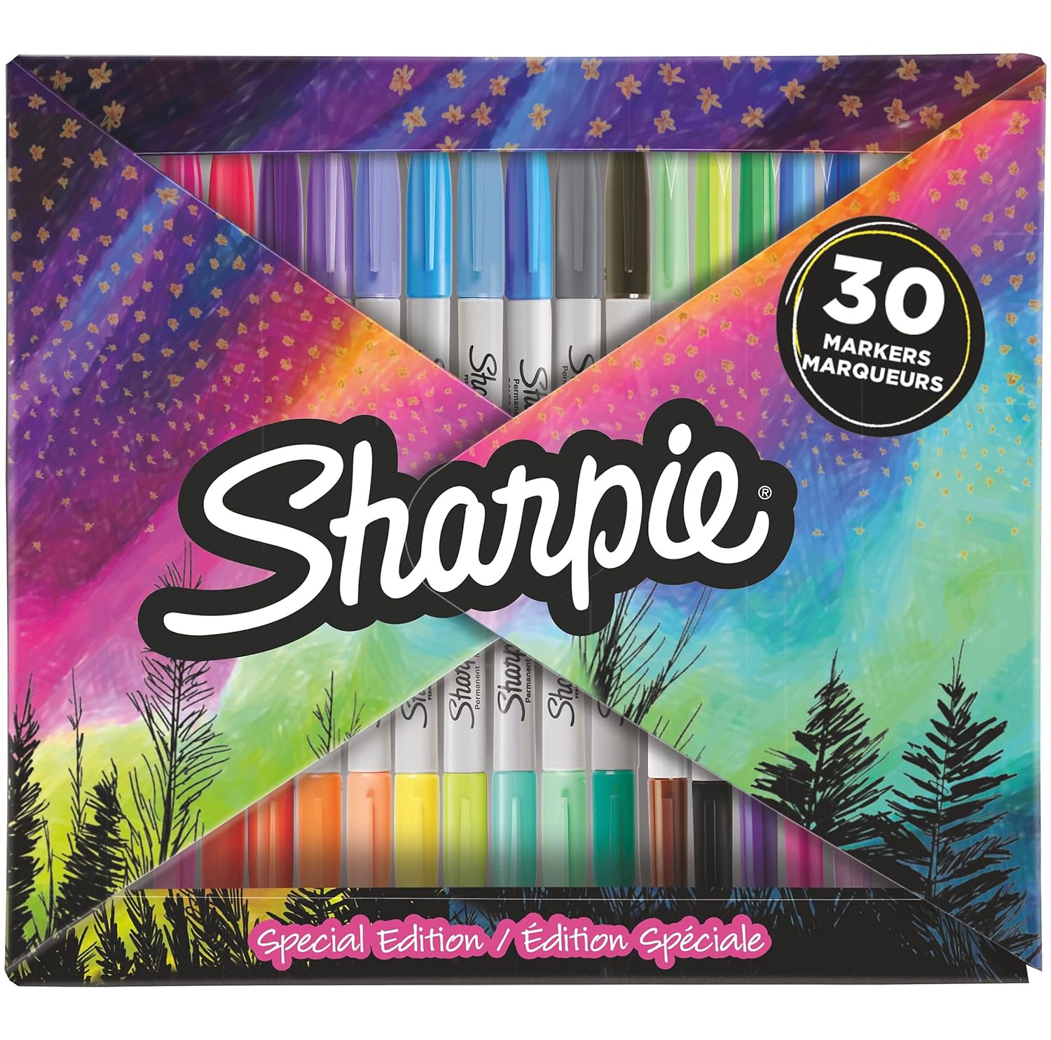 Sharpie Fine Permanent Markör 30'lu Karışık Kutu, Zarf