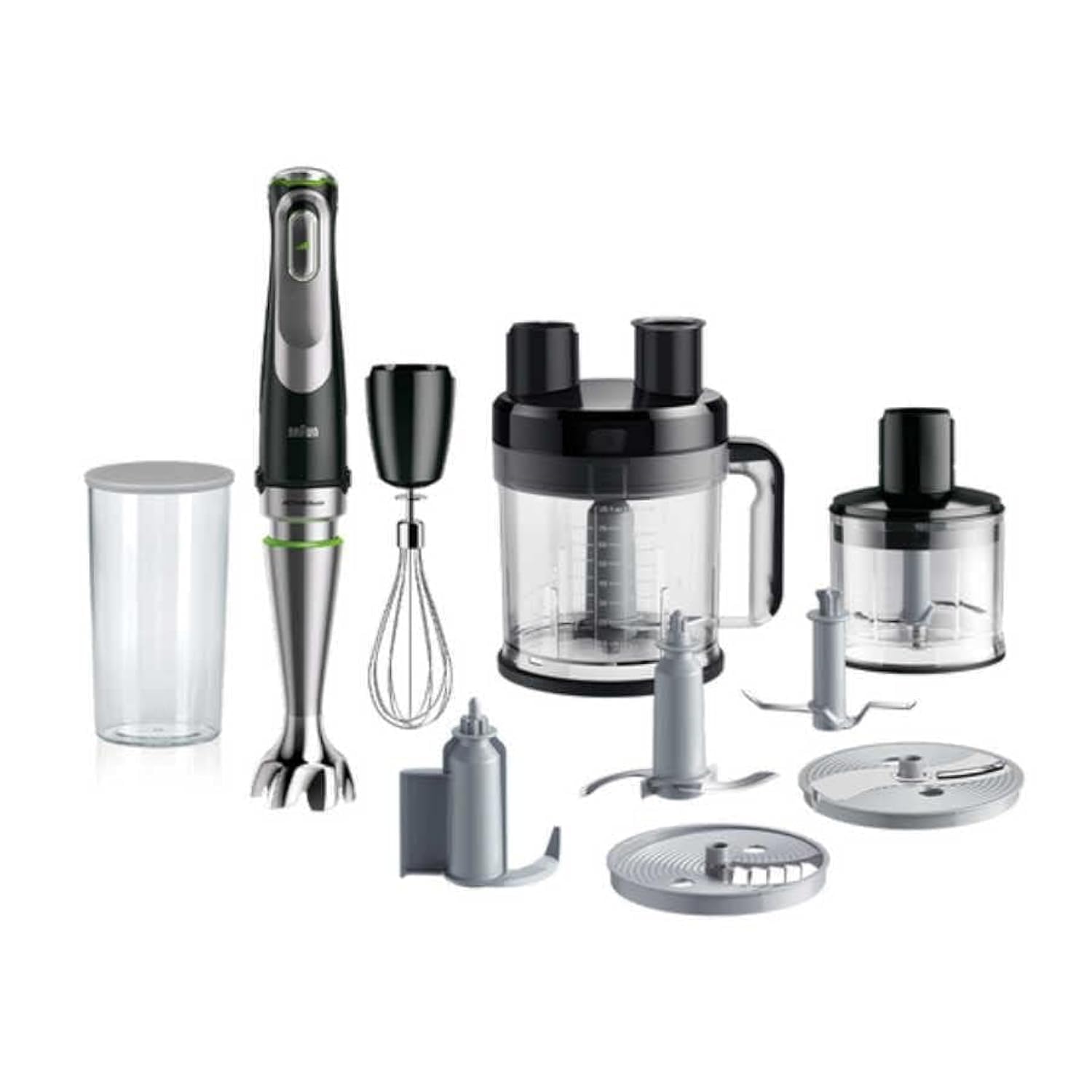 Braun MultiQuick 9 MQ 9195XLI 2L El Blenderi 1200W Siyah, Paslanmaz Çelik