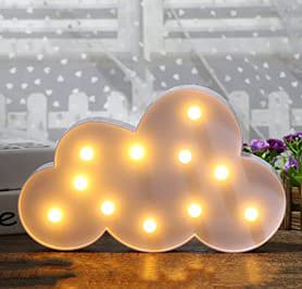 Led Işık Bulut Çocuk Odası Gece Lambası Dekoratif Led Aydınlatma