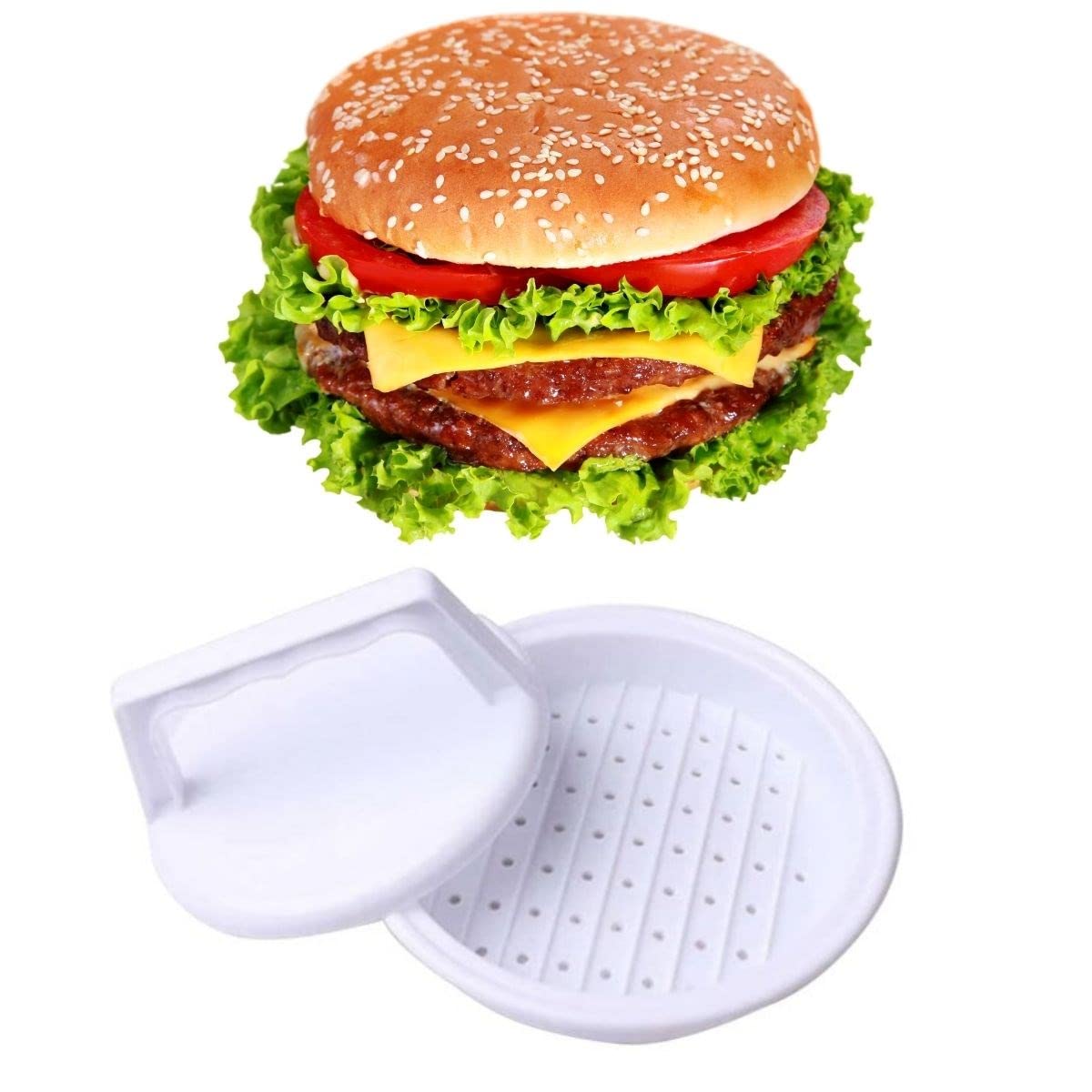 BUFFER® Hamburger Ve Köfte Şekillendirici Köfte Kalıbı Pratik Burger Pres Aparatı