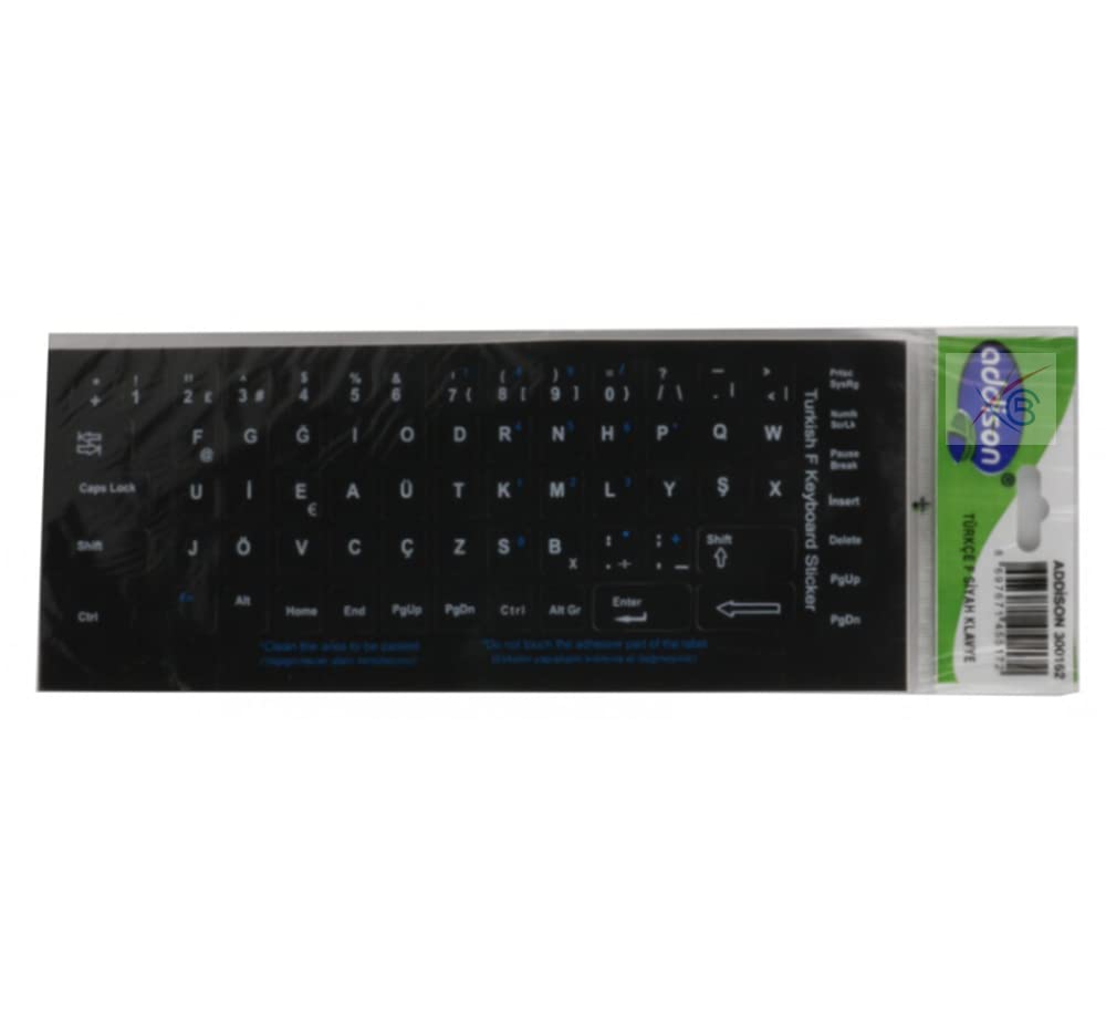 BRC06 F STİKER KLAVYE STİCKER ETİKETİ KALİTELİ