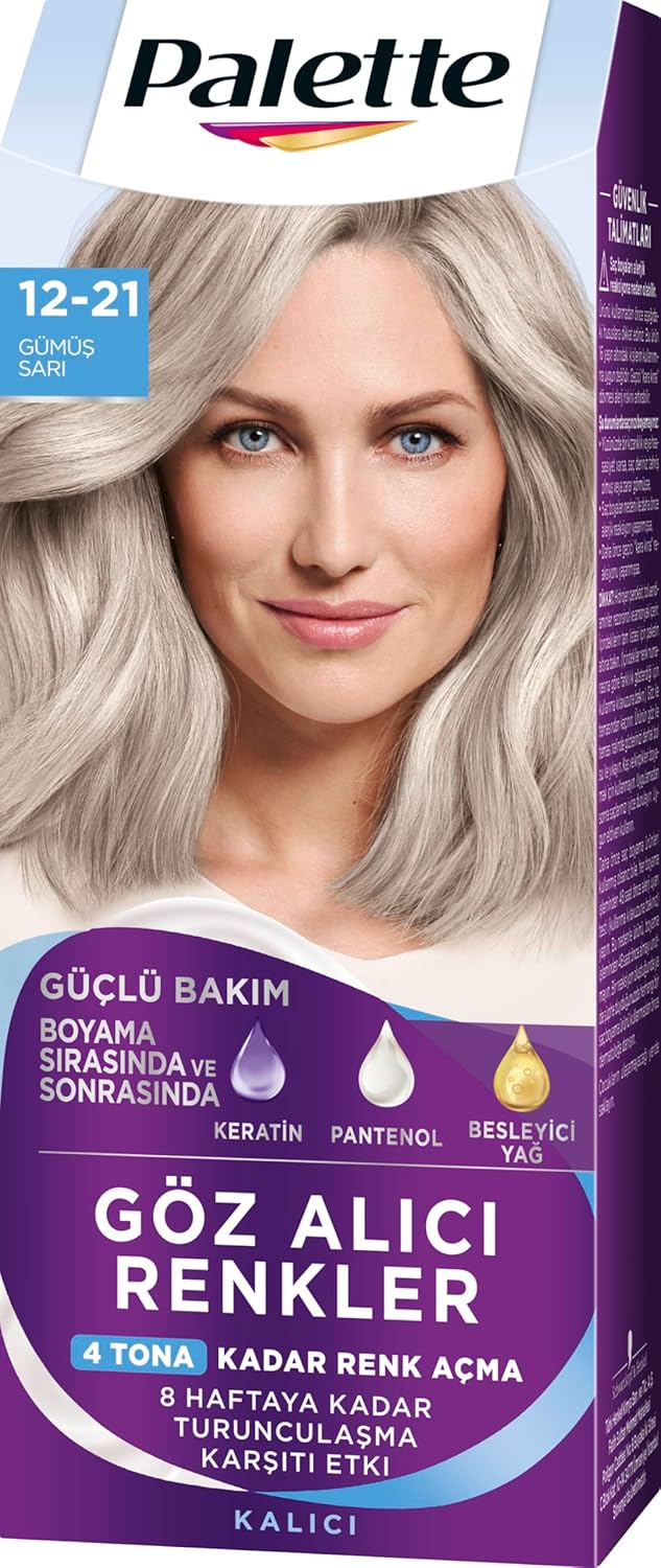 Palette Göz Alıcı Renkler 12-21 Gümüş Sarı