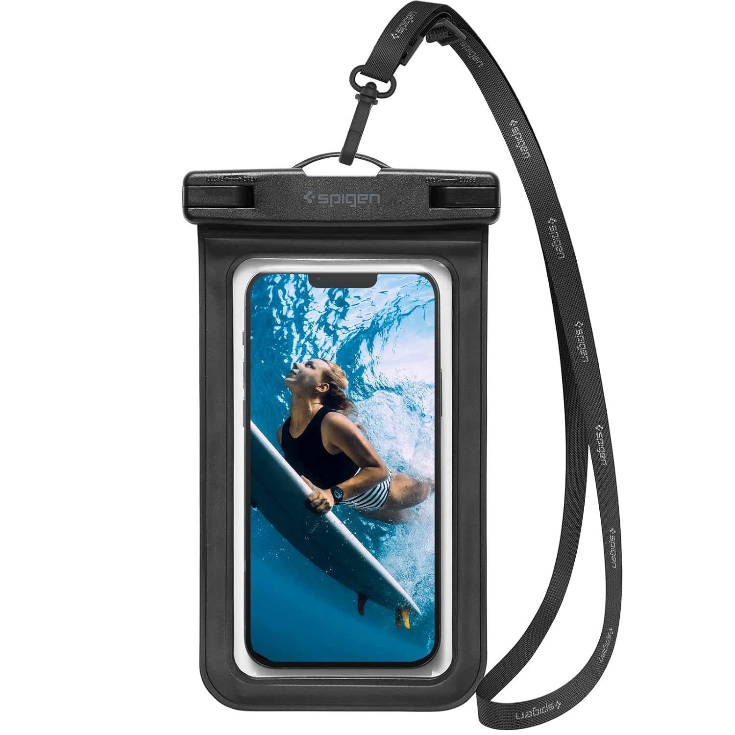 Spigen Aqua Shield WaterProof iPX8 Sertifikalı Su Geçirmez Kılıf A601 Black - AMP04525