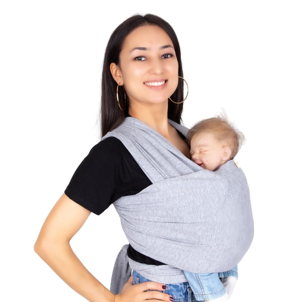 Eggbaby Esnek Wrap Sling Gri