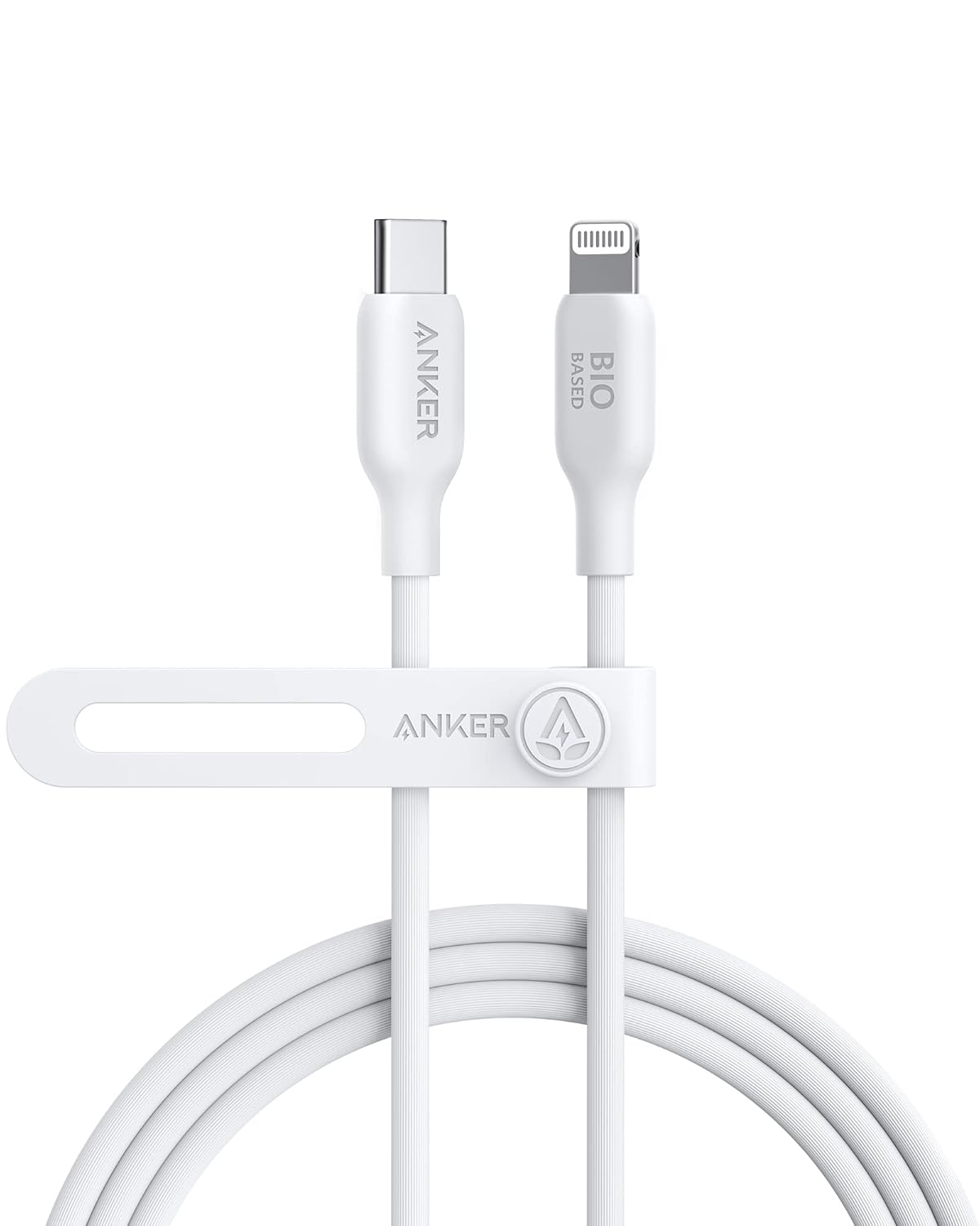 Anker 541 USB-C to Lightning 30W Şarj Destekli 1,8m Şarj Kablosu (Eco Friendly) - Beyaz