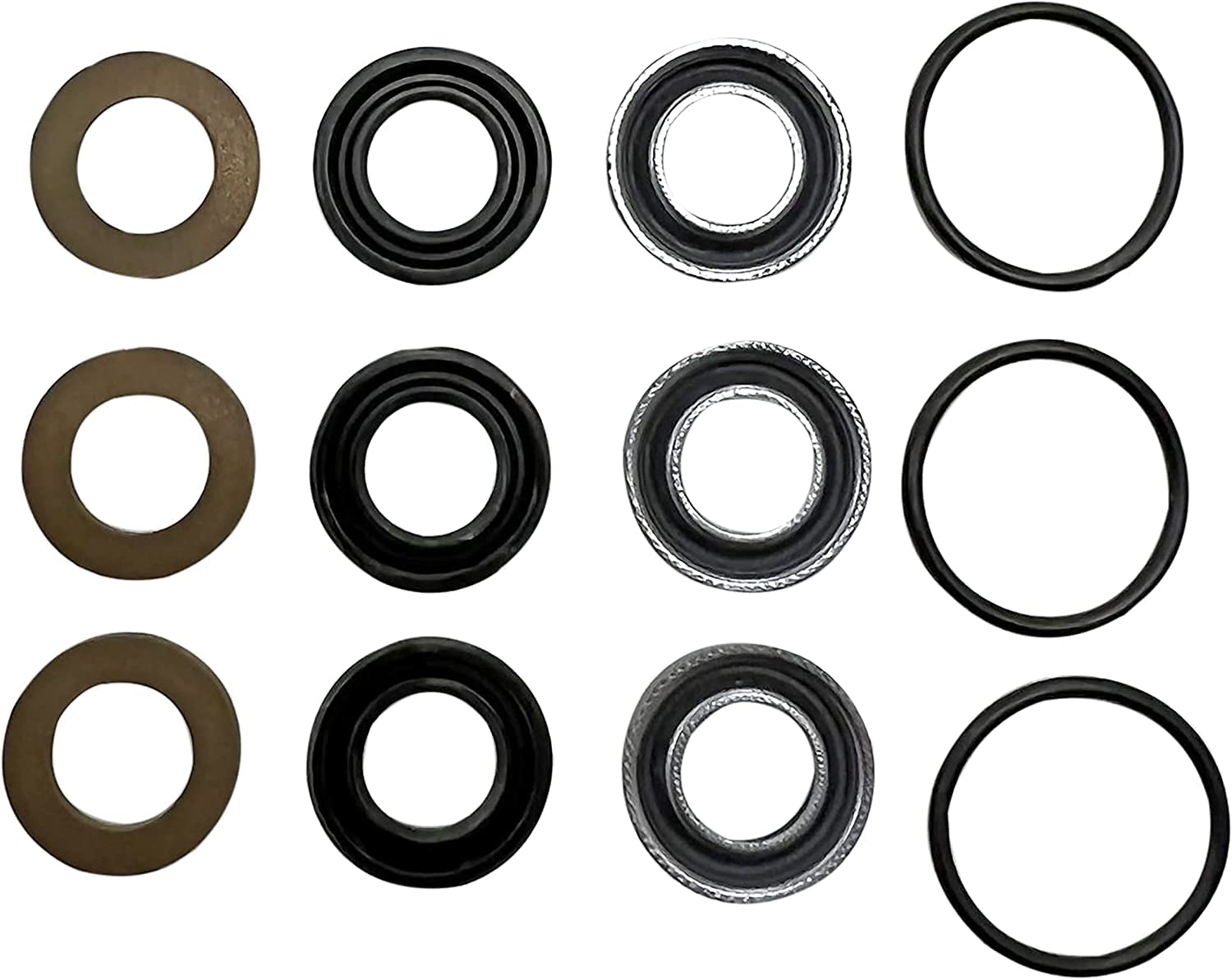 Simpson Cleaning 7105742 Basınçlı Yıkama Pompaları için Yedek Düşük ve Yüksek Basınçlı Conta, Siyah