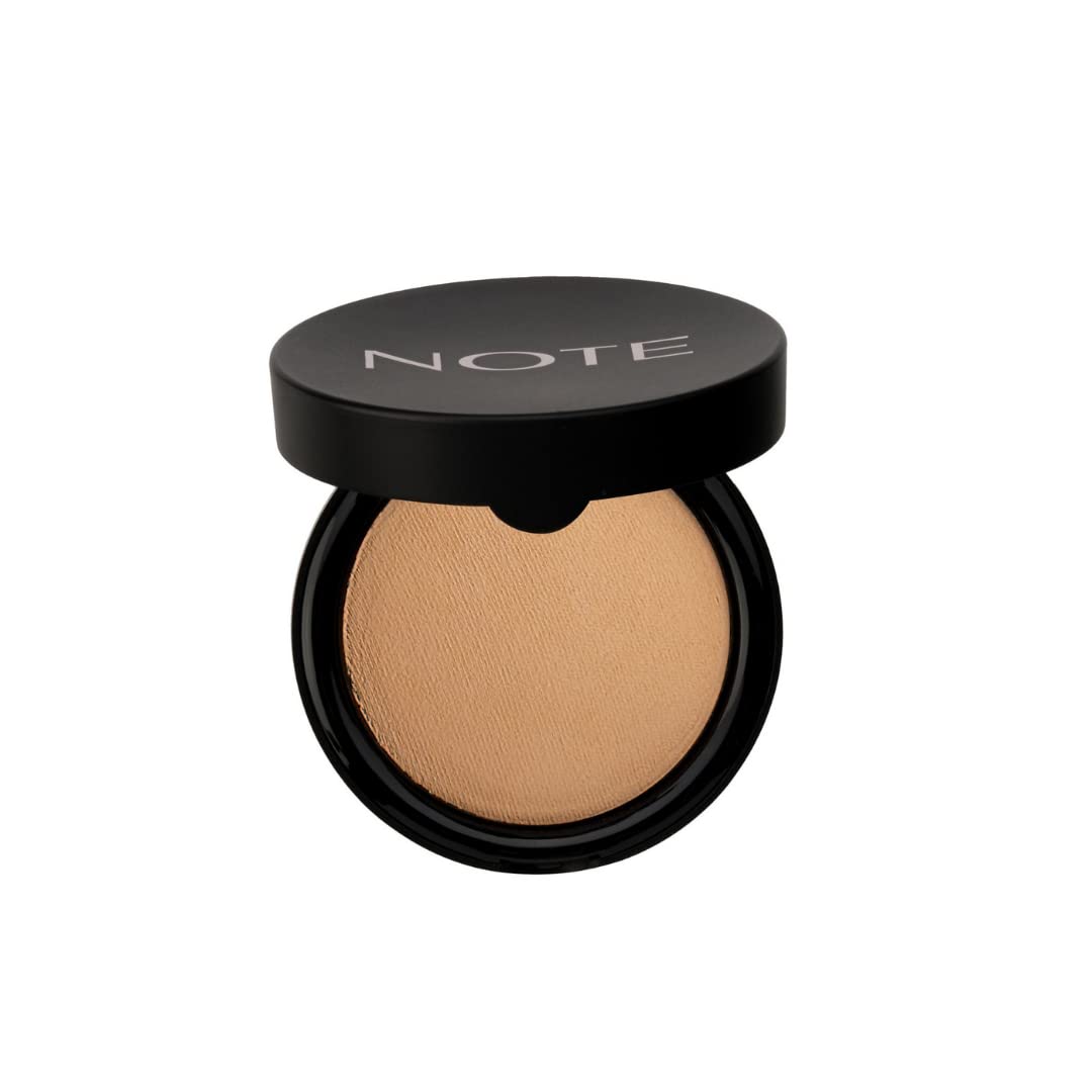 Note Baked Powder 06 Gold Bronze Işıltılı Bitişli Highlighter Toz Yüz Pudrası