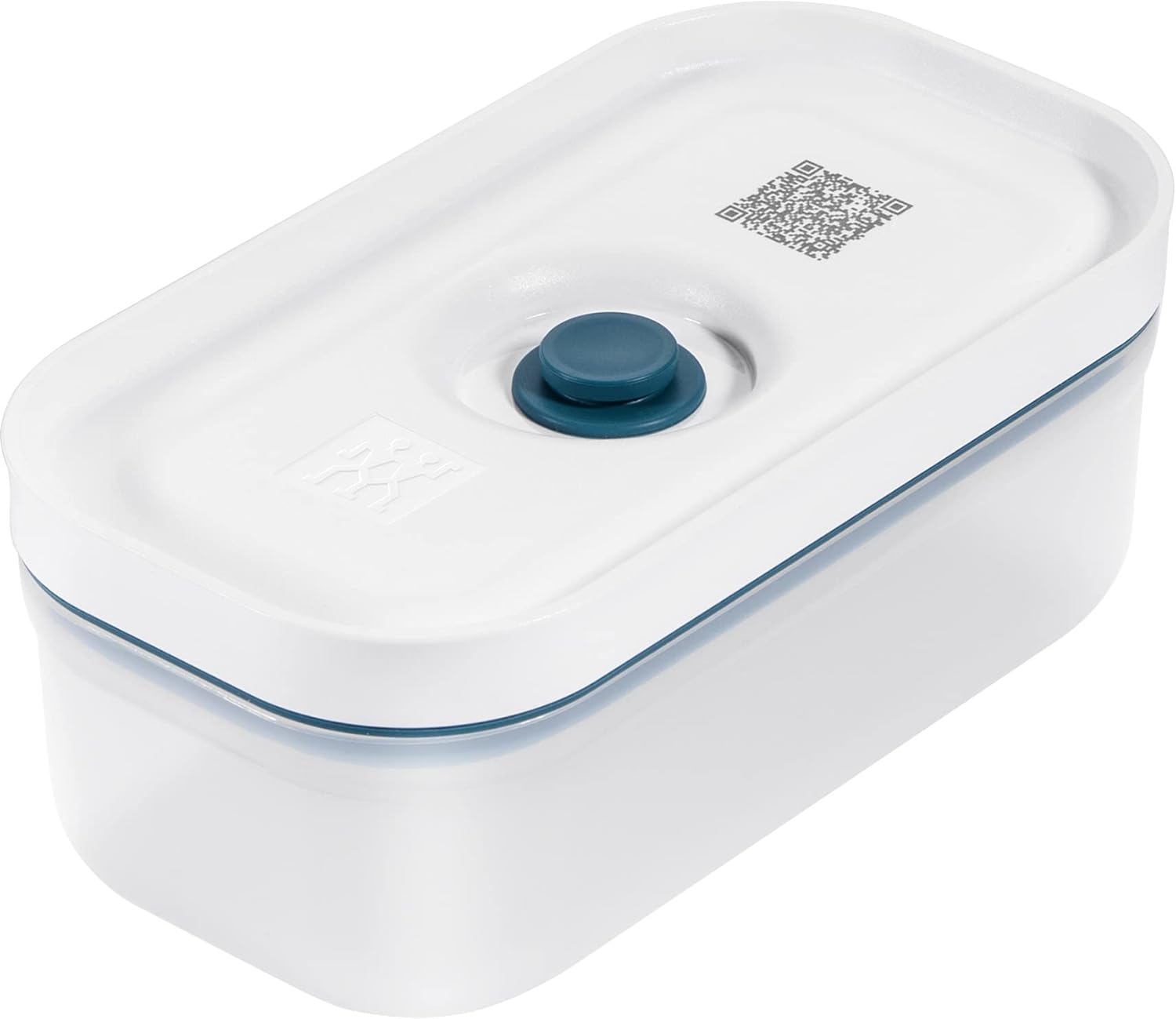 ZWILLING Fresh & Save Vakumlu Saklama Kabı, S, Plastik, Yari Şeffaf Akdeniz Mavisi