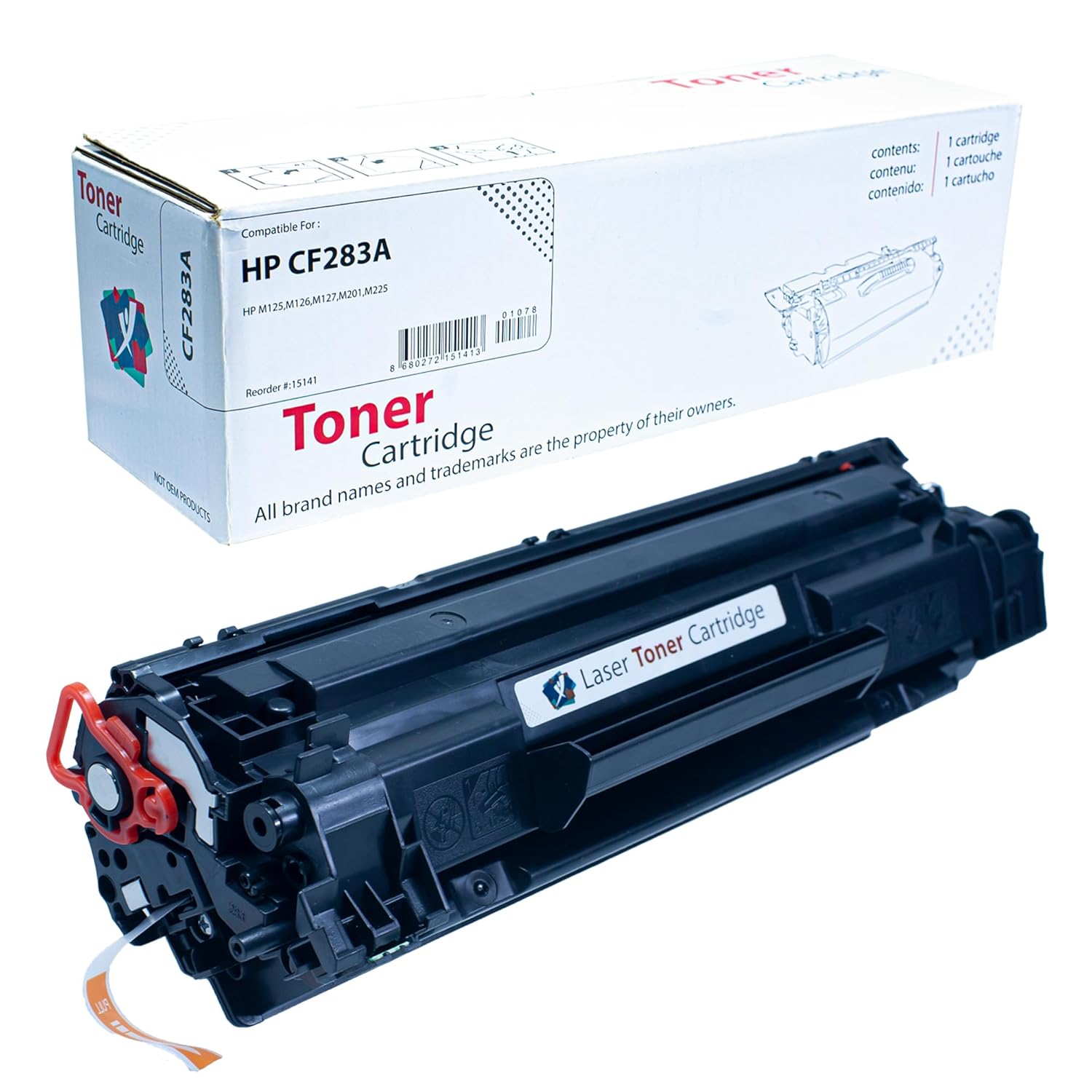 YSY 83A(CAN-737) CF283A M125 M126 M201 M225 1500 (1.5K) Sayfa Verimli Muadil Toner (Siyah)
