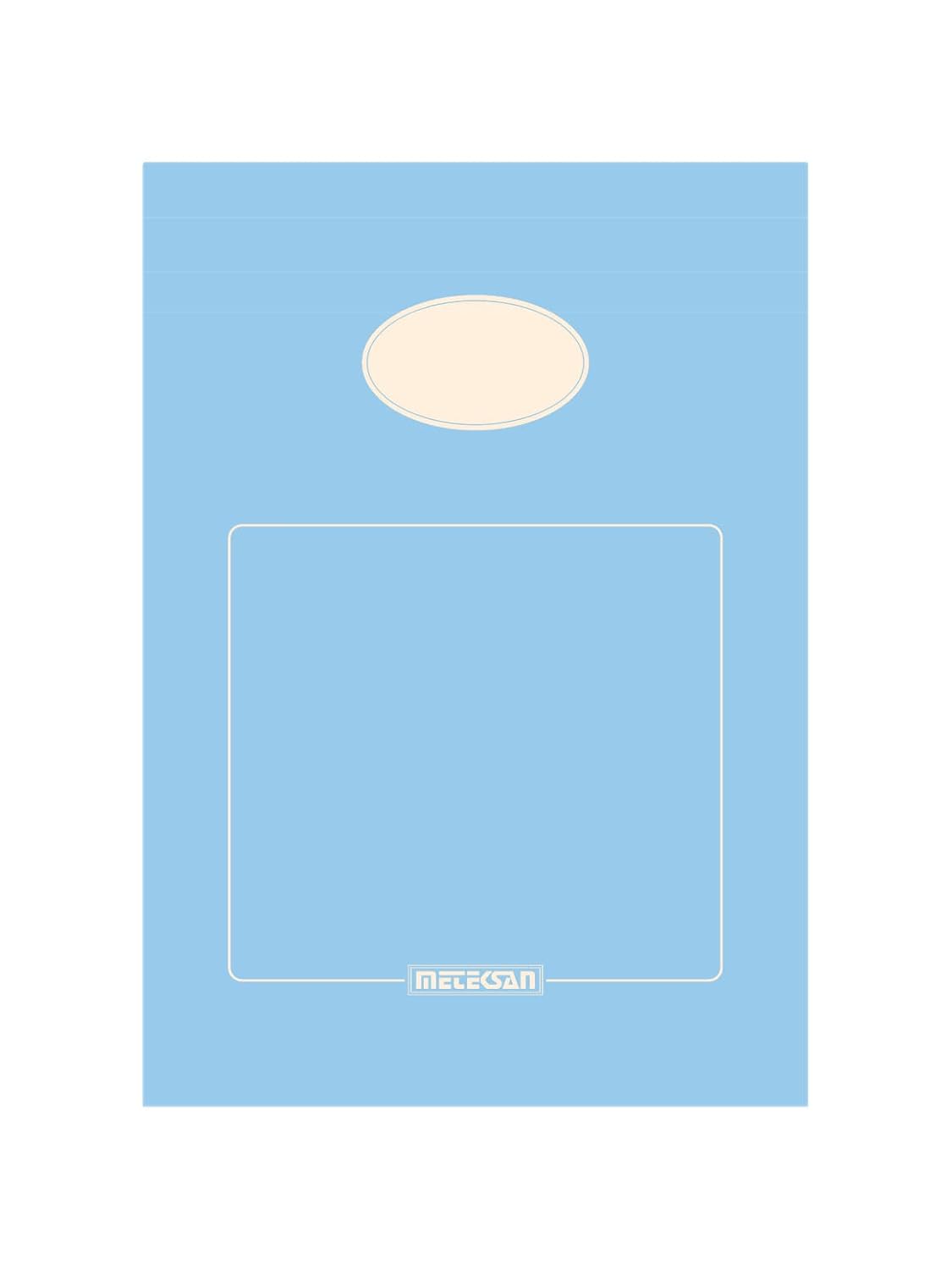 Meteksan A5 Karton Kapaklı Bloknot, Pastel Serisi, 80 Yaprak, Düz, Bebek Mavisi