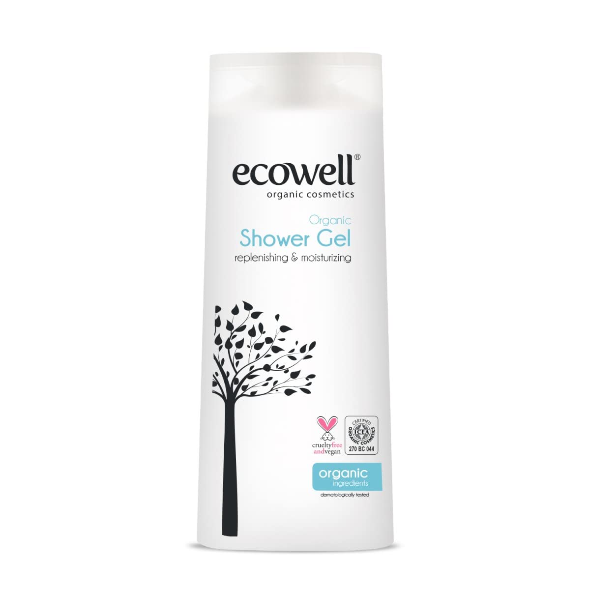Ecowell Organik Duş Jeli, 300 ml