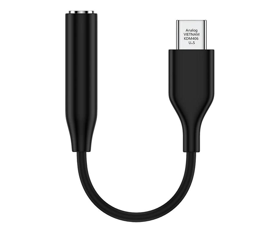 Ayex TYPE-C İçin 3.5mm Aux, Kulaklık ve Mikrofon Adaptörü Siyah, Samsung Telefonlar ile Uyumlu