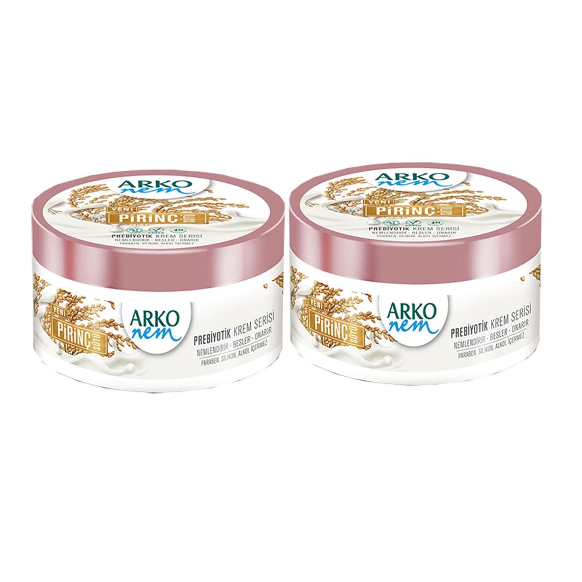 Arko Nem Prebiyotik Krem Pirinç Sütü 250 ml x 2 Adet