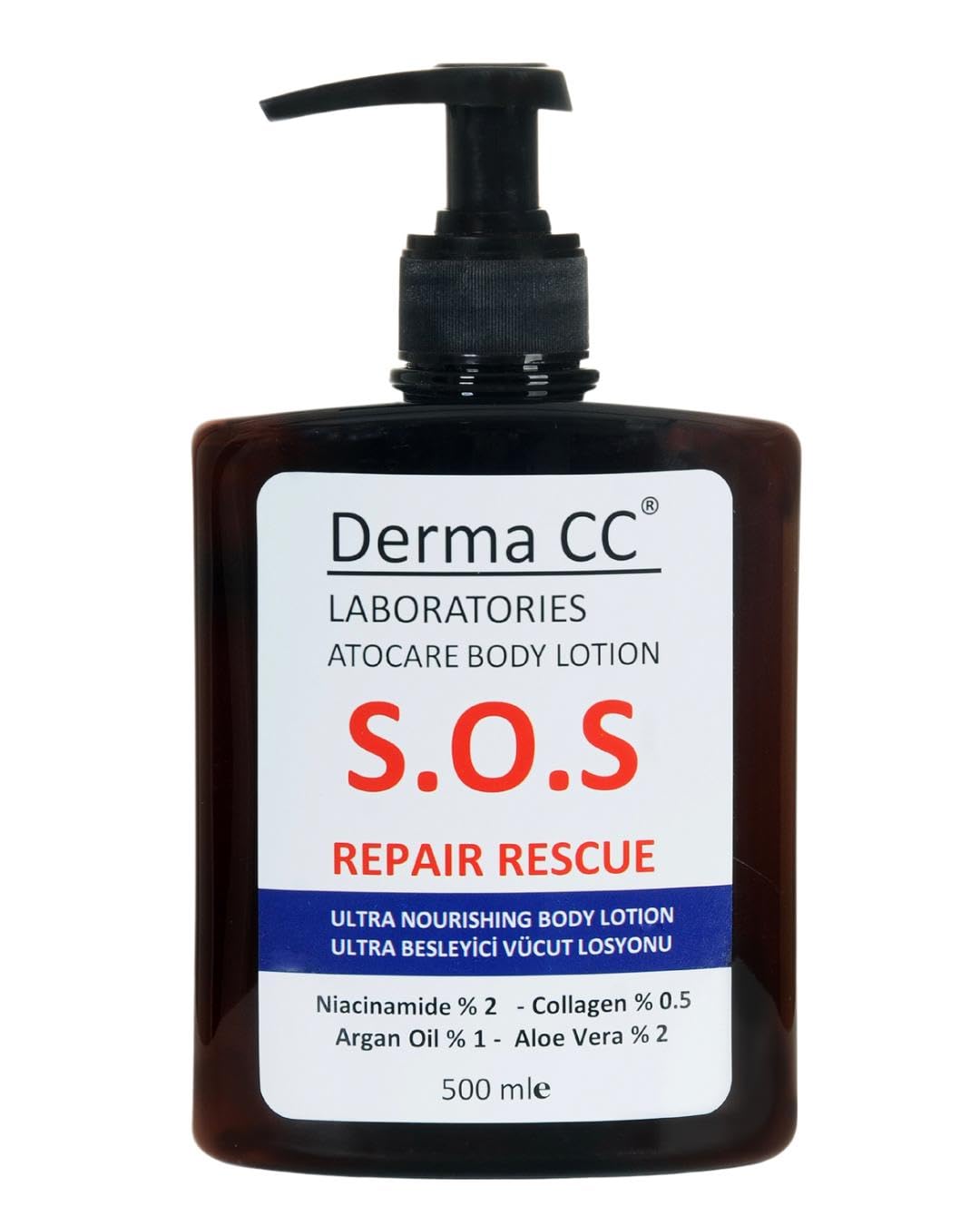Derma CC Laboratories S.O.S Ultra Besleyici Vücut Losyonu 500 ml