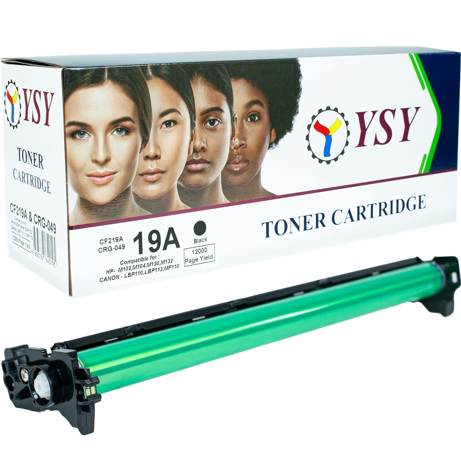 YSY CF219A(19A) & CAN. CRG-049 M102 M104 M130 LBP110 LBP112 MF110 MF112 12000(12K) Sayfa Verimli Drum Unitesi
