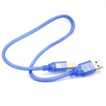 1.64FT USB 2.0 A-B Erkek Yazıcı Kablosu 0.5m