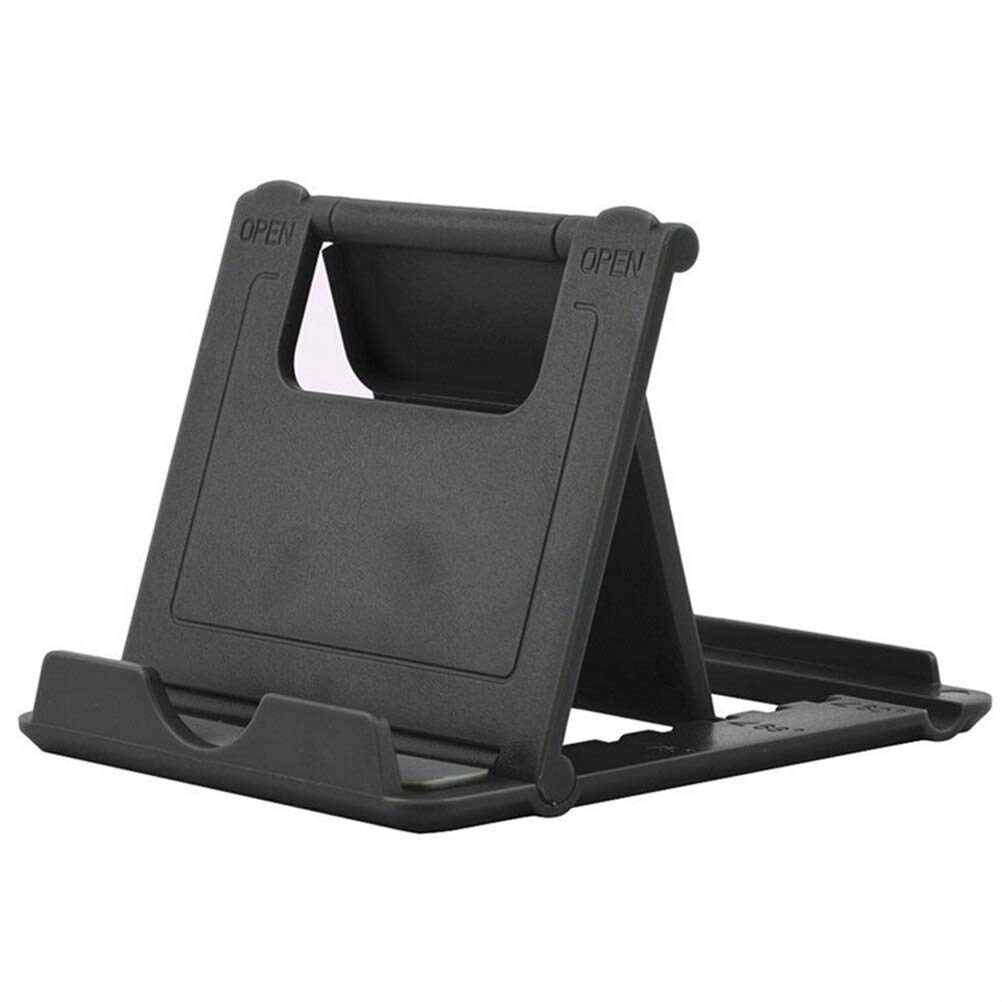 Coverzone Univarsal Masa Üstü Tablet Standı 5 farklı açıda ayarlanabilir Yan veya düz konum alabilen, Telefon ve Tablet Standı Fold Stand (Siyah).
