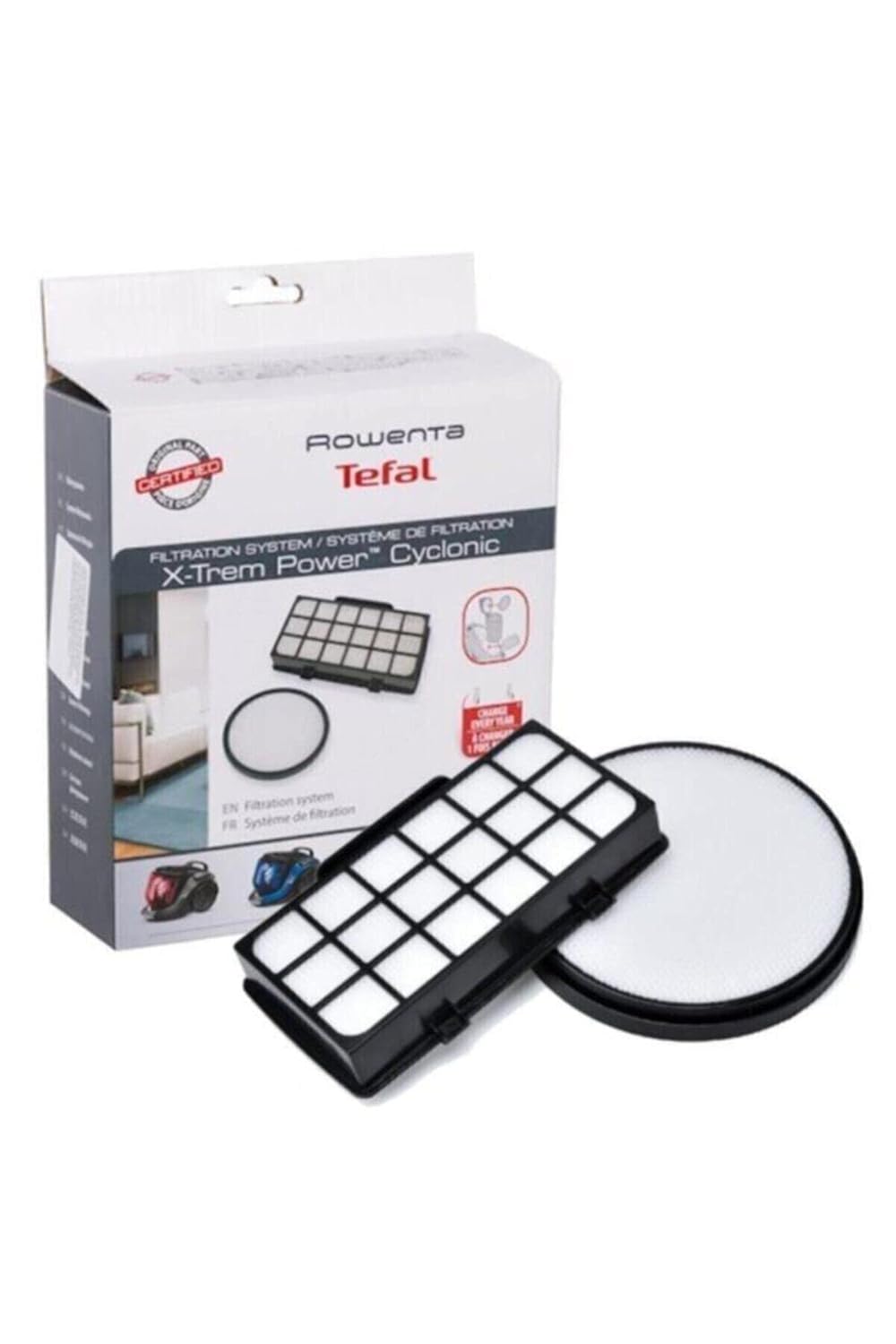 Popüler Hepa Filtre Seti Rowenta Row Ro6954 Ea X-trem Power Cyclonic Parquet ile Uyumlu