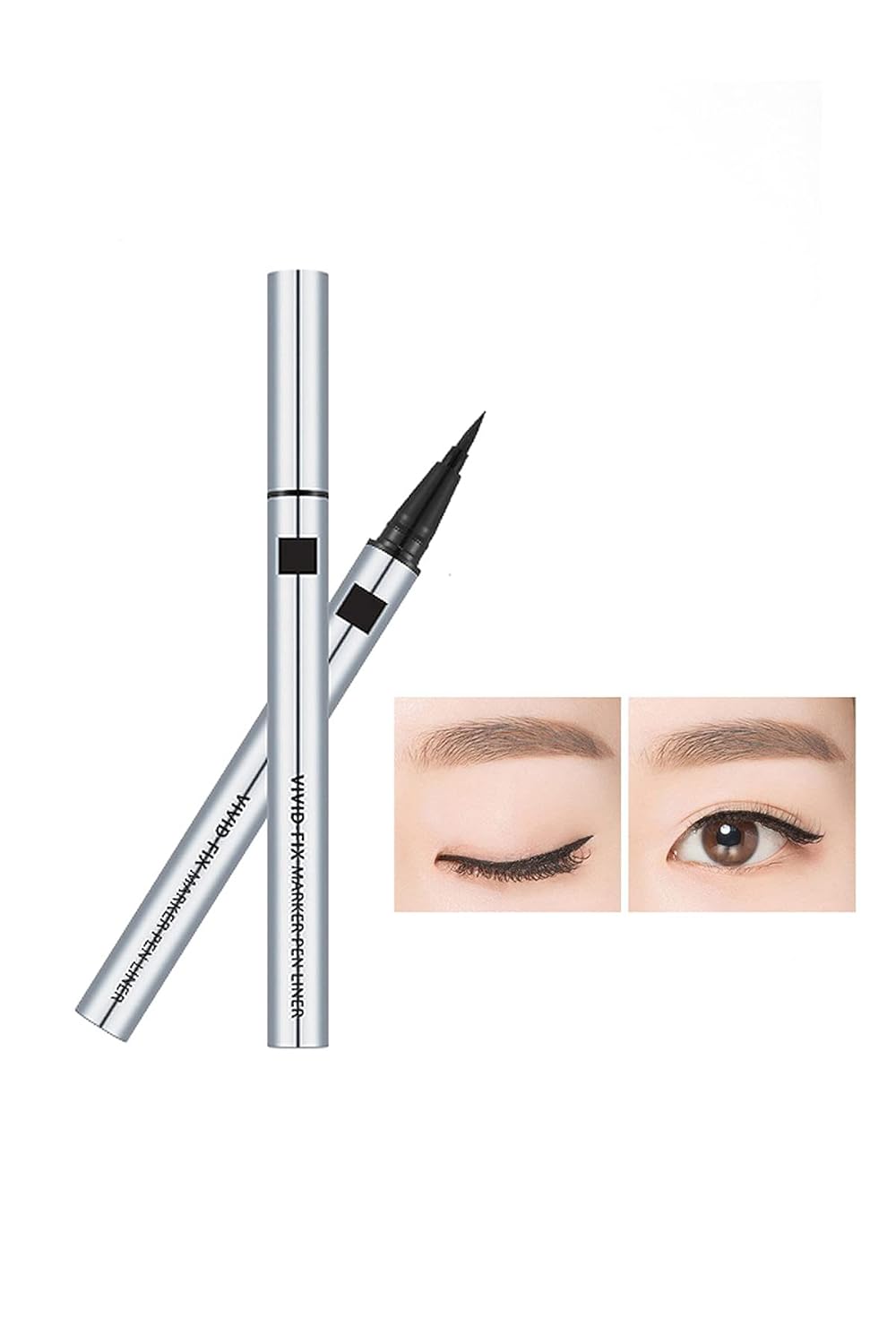 MISSHA Kalıcı & Kadife Uçlu Eyeliner Vivid Fix Marker Pen Liner (Deep Black)