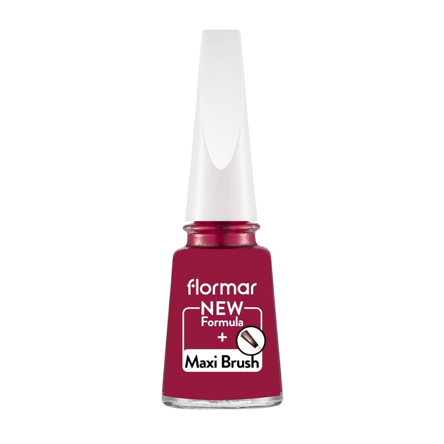 Flormar Klasik Parlak Bitişli Yüksek Pigmentli Oje Nail Enamel 075 Baroque Bordeaux New