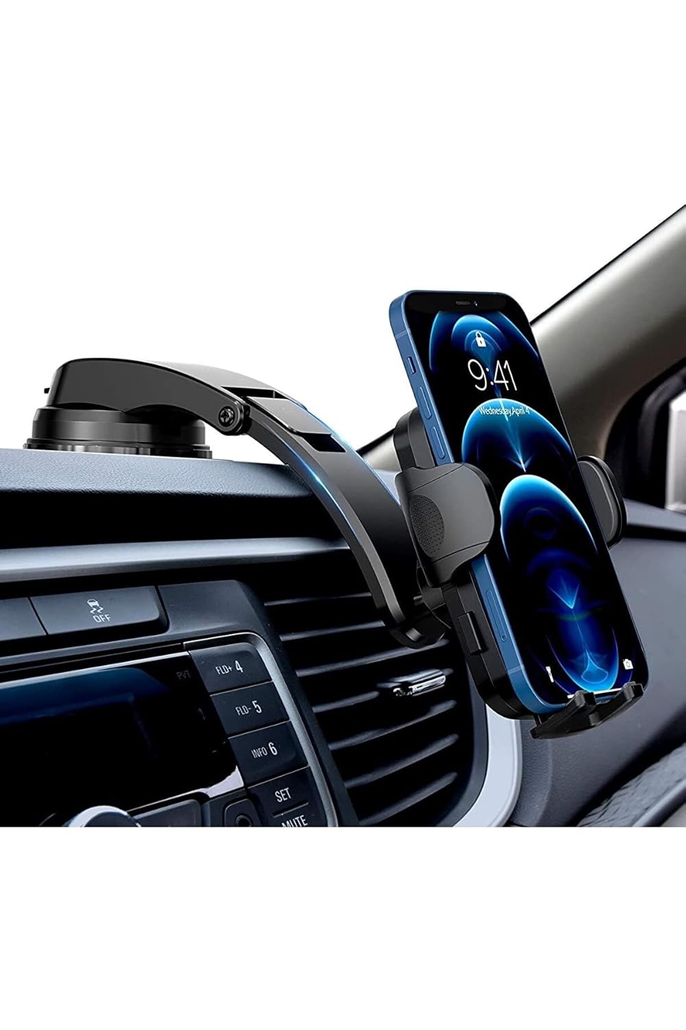 HP-A05 Otomatik Klipsli Araba Telefon Tutucu Ayarlanabilir Cam Ve Torpido Için Yüksek Kalite Tutucu