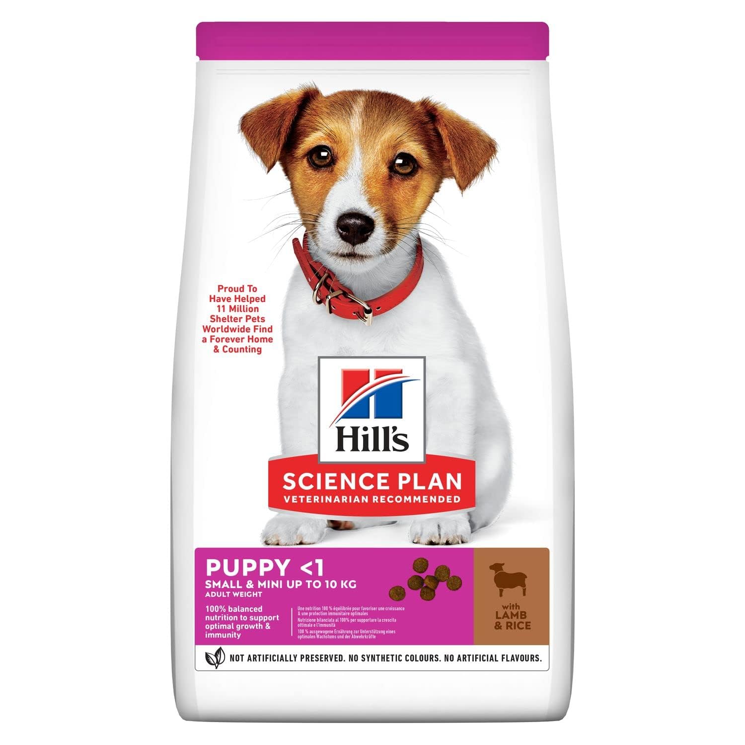 Hill's SCIENCE PLAN Küçük Irk Kuzulu & Pirinçli Yavru Köpek Maması 1+0,5 kg