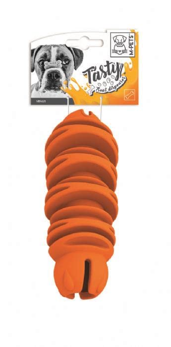 M-PETS VENUS ÖDÜL HAZNELİ KAUÇUK OYUNCAK ORANGE