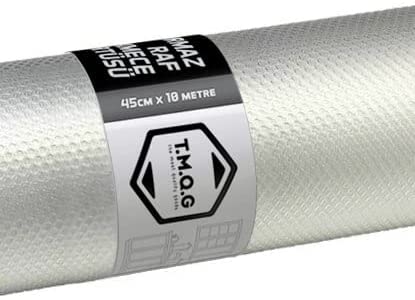 T.M.Q.G (45cm x 10metre) Şeffaf Kaymaz Dolap İçi Çekmece Raf Örtüsü Çekmece Astarı Raf Astarı