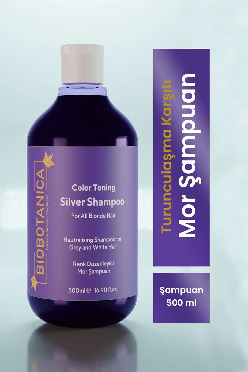 Biobotanica Silver Turunculaşma Karşıtı Mor Şampuan 500 ML