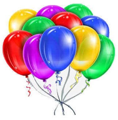 Benim Marifetlerim - Metalik Karışık Renkli Balon 12 inch 5 Adet