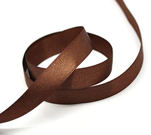 Benim Marifetlerim - Kahverengi Saten Kurdele 1 cm 10 metre 1 Adet