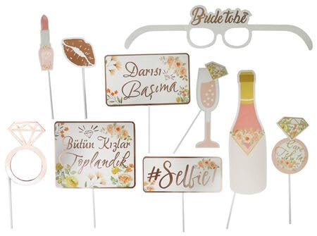 Benim Marifetlerim - Rose Bride To be Konuşma Balonu Seti 10 Adet