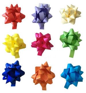 Benim Marifetlerim - Rafya Karışık Renk Hediye Paketleme Süsü 5 Adet