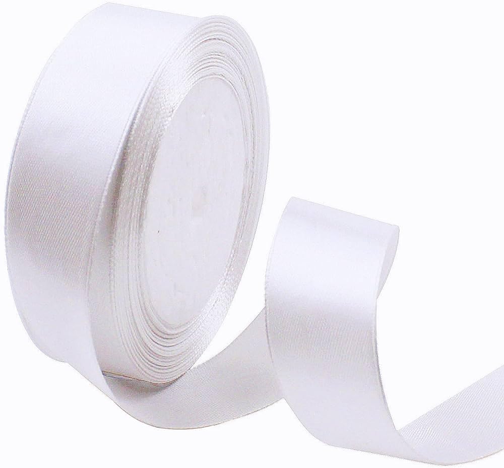 Benim Marifetlerim - Beyaz Saten Kurdele 3 cm 10 Metre