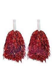 Benim Marifetlerim - Kırmızı Gösteri Ponponu 1 Çift