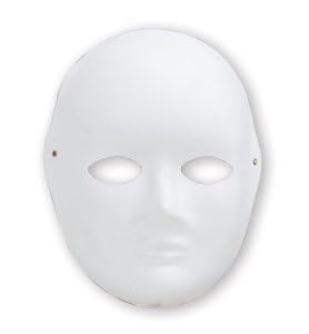Benim Marifetlerim - Boyanabilir Beyaz Maske 1 Adet