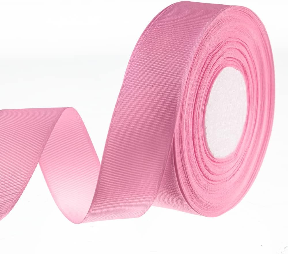 Benim Marifetlerim - Pembe Grogren Kurdele 1 cm 10 Metre