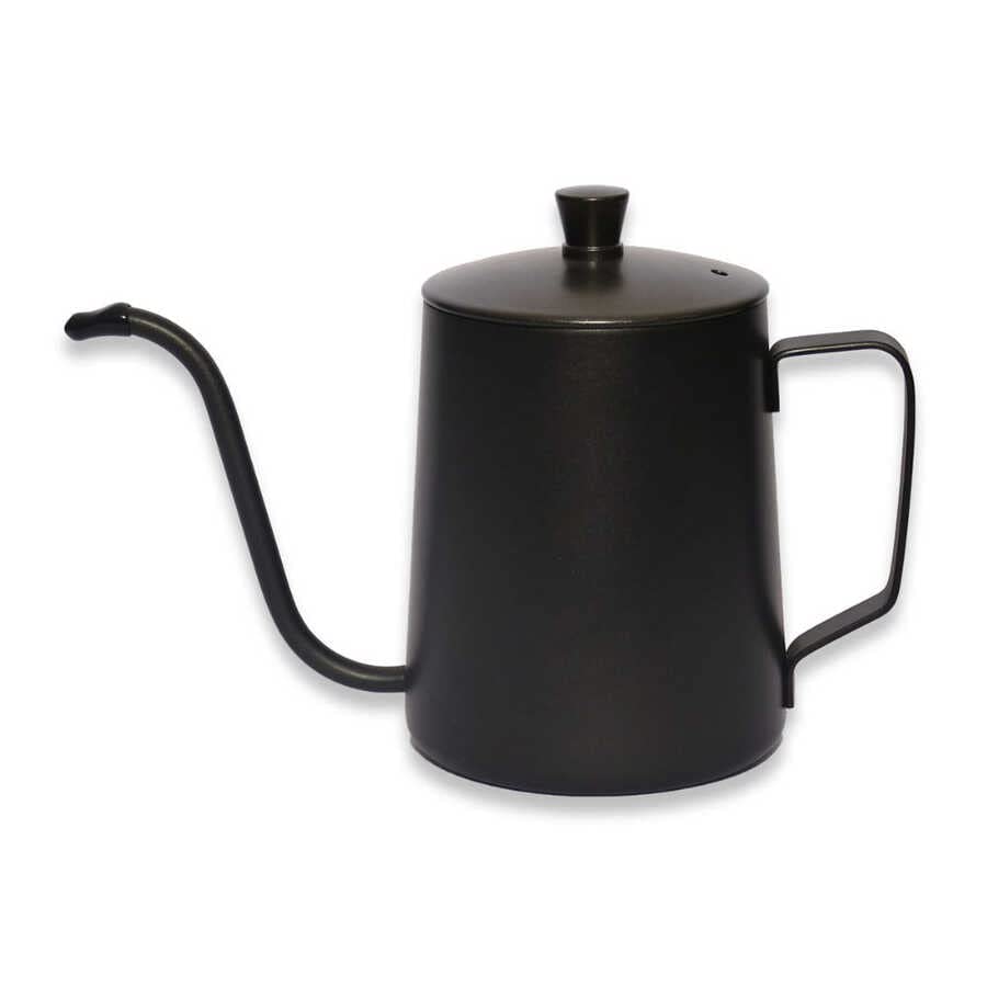 Epinox Ev Baristası Kahve Gooseneck Kettle - Çelik Kahve Demleme Dripper Kettle - Paslanmaz Çelik - 600 ml