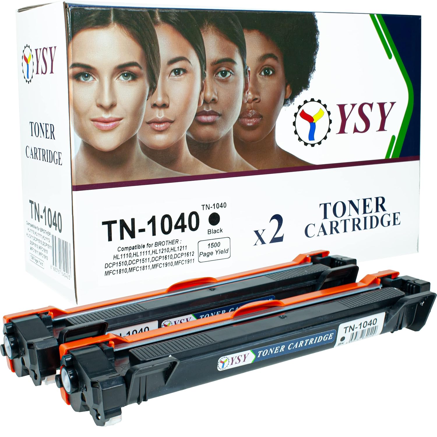 YSY TN-1040 HL1110 HL1210 1.5K(1500) Sayfa Verimli Muadil Toner (1 Kutuda 2 Toner)