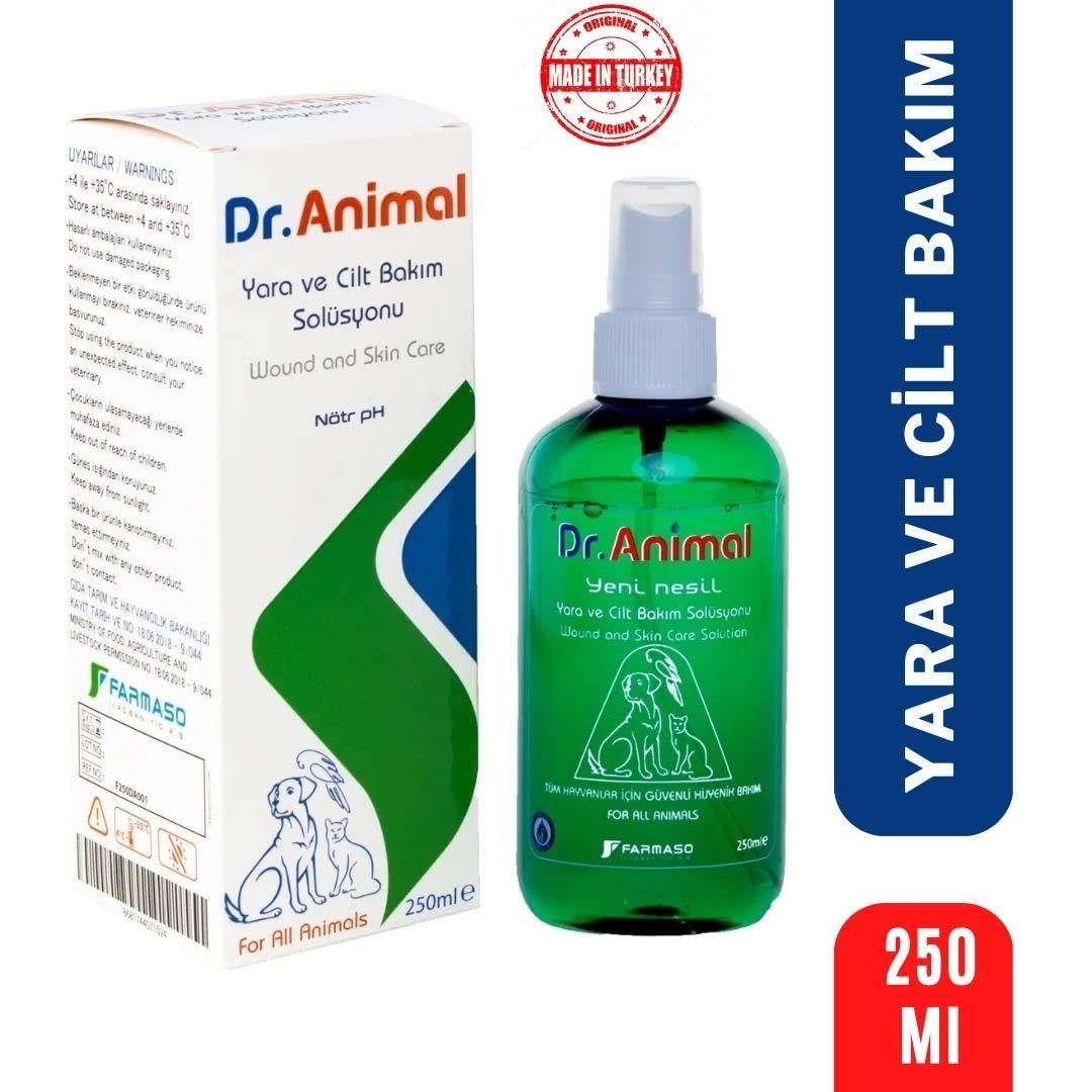 Dr. Animal Yara ve Cilt Bakım Solüsyonu 250 ml