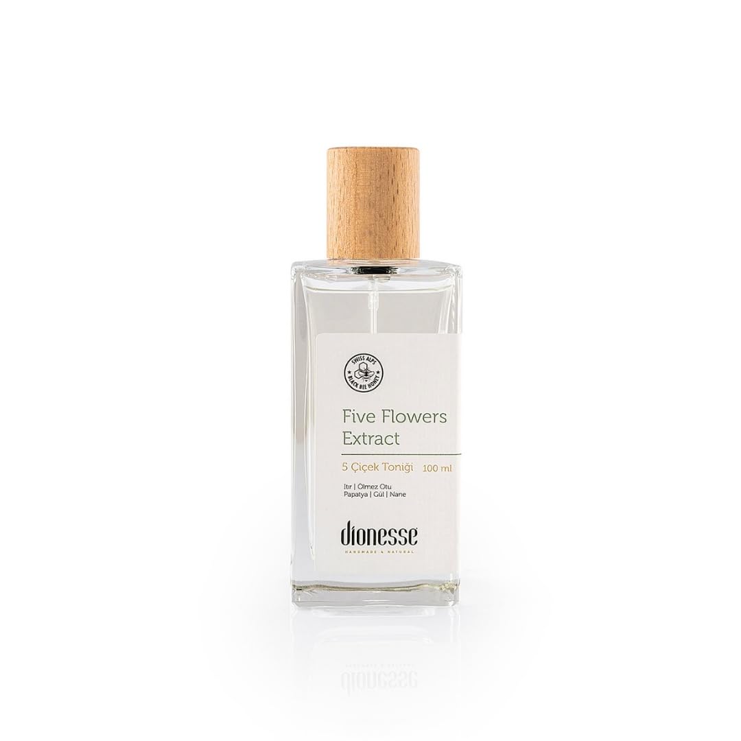 Black Bee 5 Çiçek Detoks Yüz Toniği 100 ml | Siyah Arı Balı ile Cilt Sıkılaştırıcı ve Yatıştırıcı Tonik | Tüm Cilt Tipleri İçin Doğal Bakım